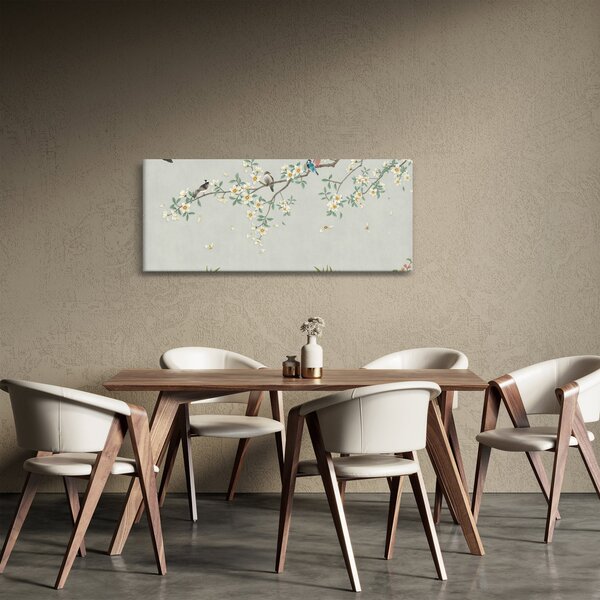 Tablou - Adunarea păsărilor (120x50 cm)