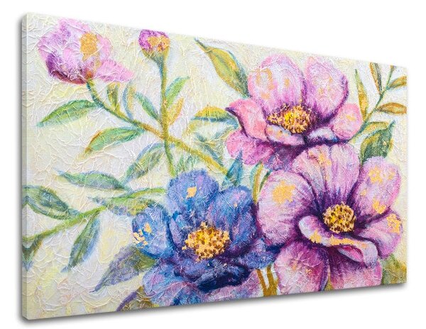 Tablou canvas FLORI 1 parte - 60x40 cm