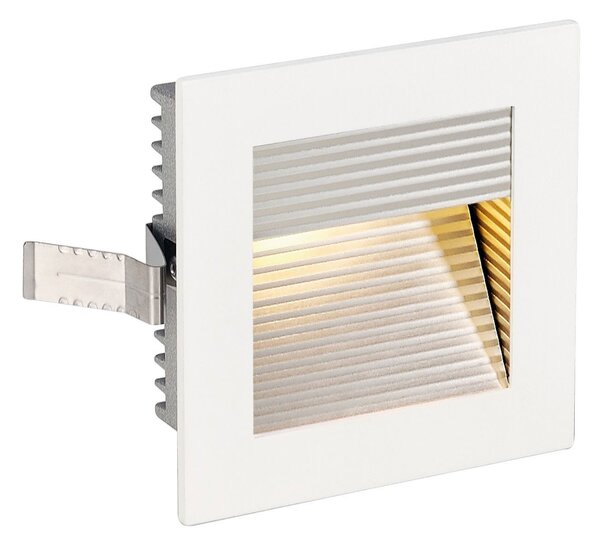 SLV Lampă de încastrat LED Frame Curve 3.000K alb, Alb, Hol, Metal, Modern, Luminile încastrate unghiulare