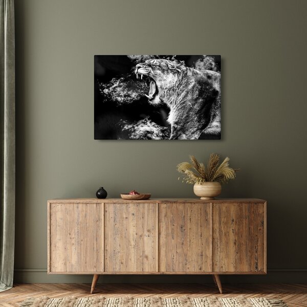 Tablou - Portretul unei leoaice (90x60 cm)