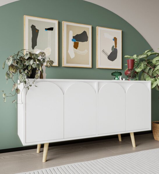 Venezia komód, fehér, 150 cm