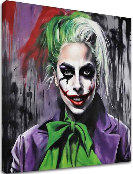 Tablou canvas - Joker Lady - 60x60 cm