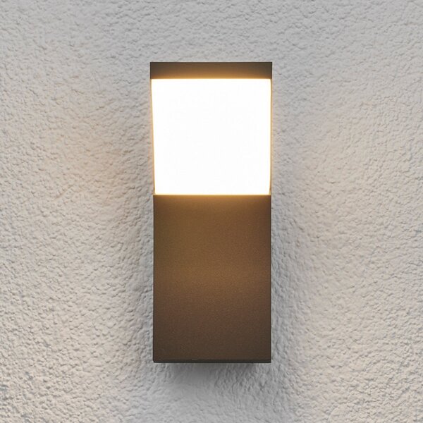 Lampă de Exterior Lucande, Timm, Negru, Terasă, Aluminiu, Modern