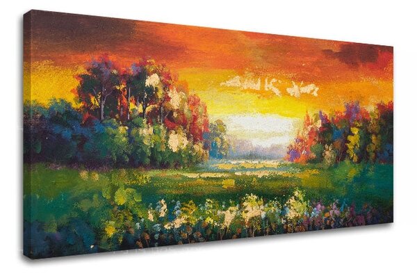 Tablou canvas LUKE 1 parte - 80x40 cm