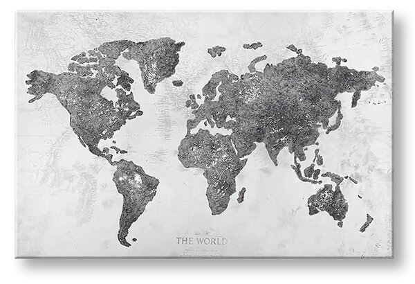 Tablou canvas MAP OF THE WORLD 1 parte - 60x40 cm