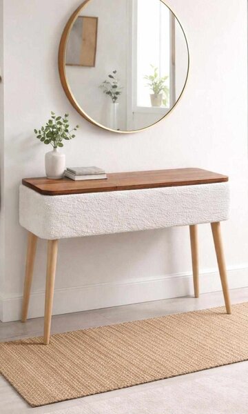 Sole komód, fehér, 90 cm