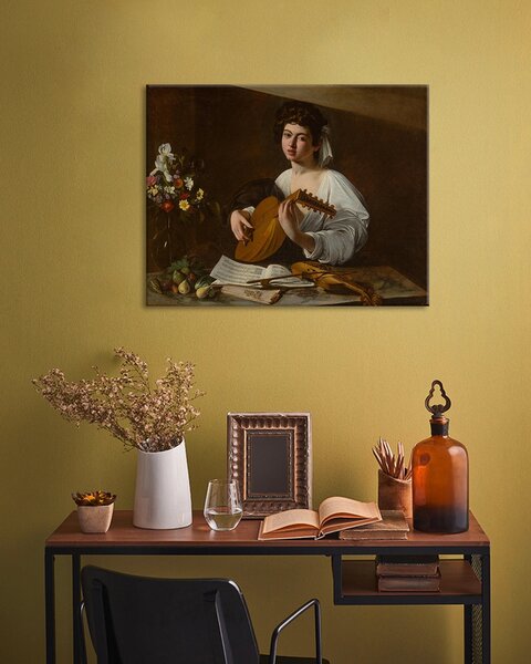 Tablou canvas Michelangelo Caravaggio - Lutnista - 40x50 cm