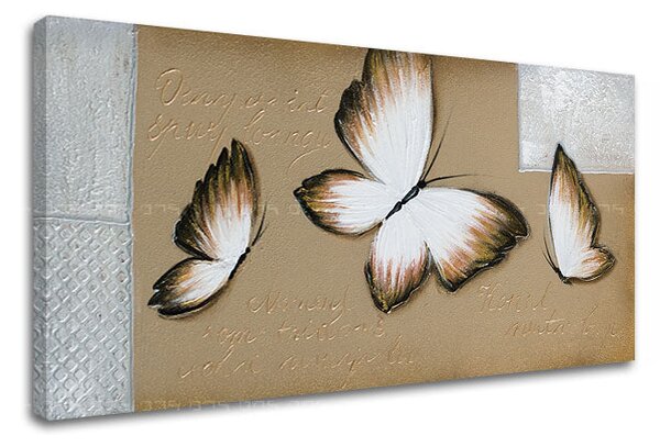 Tablou canvas MOTYLES 1 parte - 70x35 cm