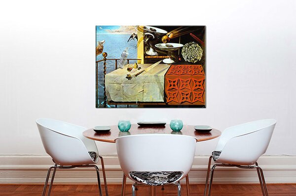 Tablou canvas NATURA MORTE VIVENTE - Salvador Dalí REP121 - 60x80 cm