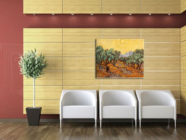Tablou canvas OLIVES - Vincent van Gogh REP105 - 50x60 cm