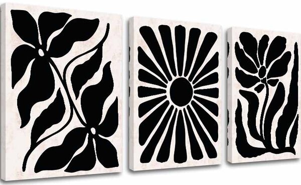 Tablou canvas - Palm morning - 90x40 cm [3 x 30x40]