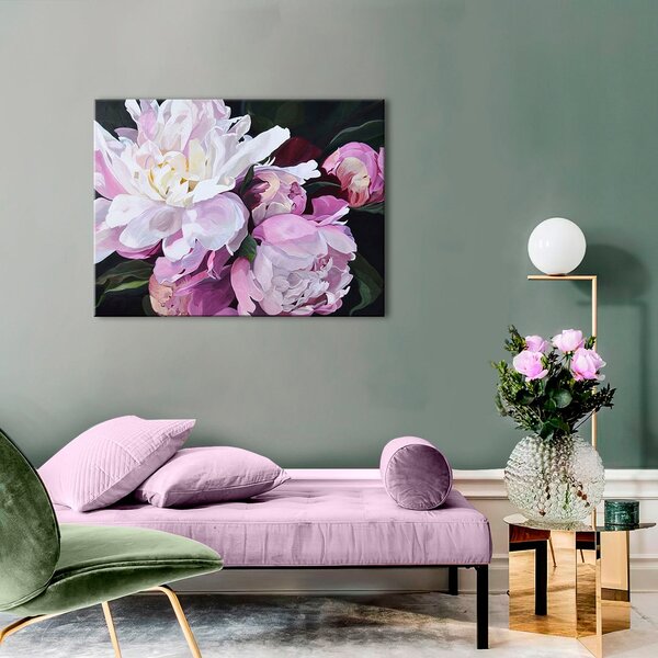 Tablou canvas PASTEL FIAL FLORI - 70x50 cm