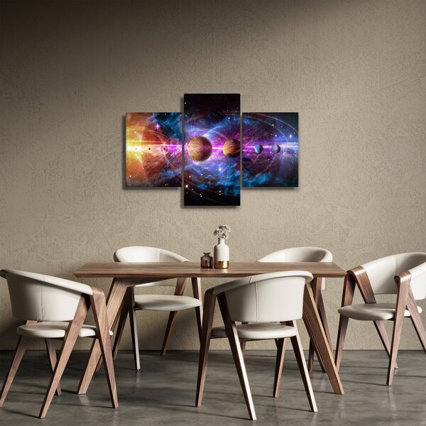 Tablou - Sistemul solar (90x60 cm)