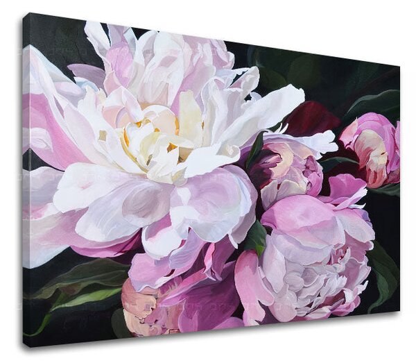 Tablou canvas PASTEL FIAL FLORI - 70x50 cm