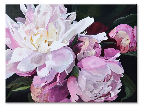Tablou canvas PASTEL FIAL FLORI - 70x50 cm