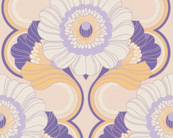 Tapet vlies pentru perete retro chic 39530-3