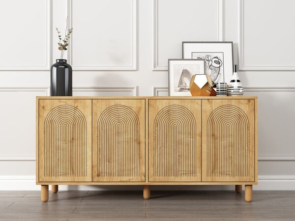 Doresta komód, zafír tölgy, 150 cm