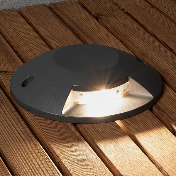 Konstsmide Lampă LED aplicare sol 7880-370, un flux, Negru, Metal, Modern