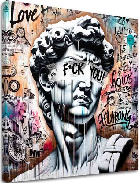 Tablou canvas - Rebel David - 60x60 cm