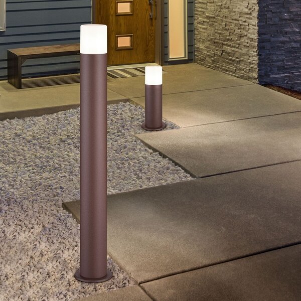 Trio Lighting Lampă trotuar Hoosic aluminiu turnat, ruginie, Maro / Rugină, Metal, Modern