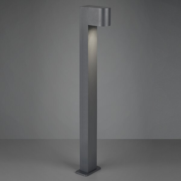 Trio Lighting Bornă luminoasă Roya, antracit, reglabil, Negru, Metal, Modern
