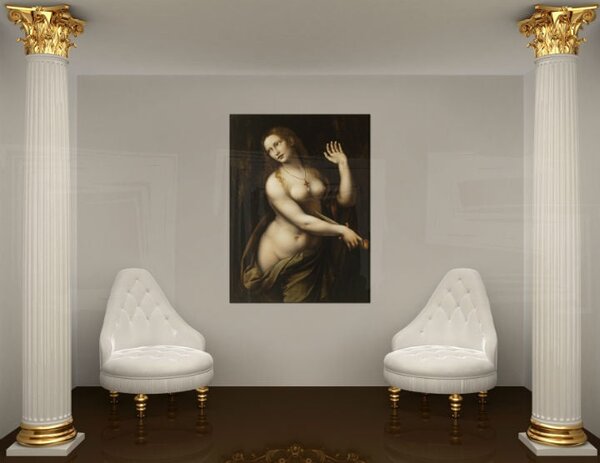 Tablou canvas REPRODUCERE - Leonardo da Vinci REP264 - 30x40 cm