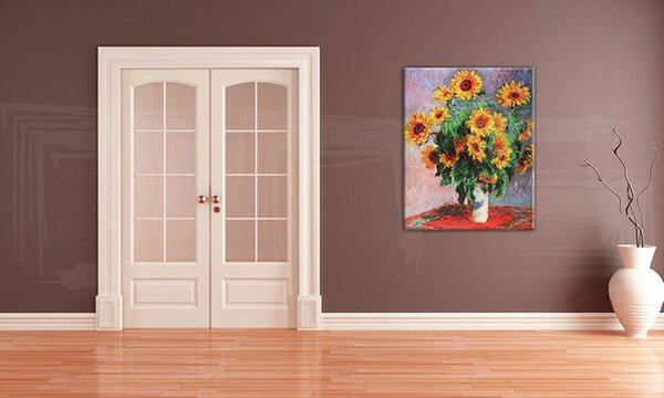 Tablou canvas SUNflowers - Claude Monet REP082 - 100x80 cm