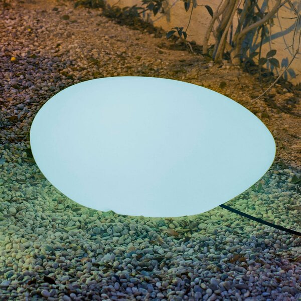 Newgarden Lumină de podea Petra, lungime 60cm, IP65, versiune cu cablu, Alb, Plastic, Modern