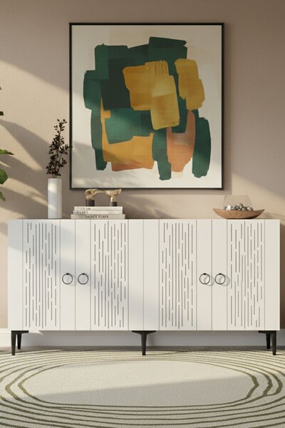Rain komód, fehér, 150 cm