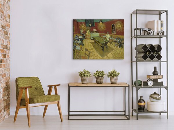 Tablou canvas Vincent van Gogh - Night cafe - 50x40 cm