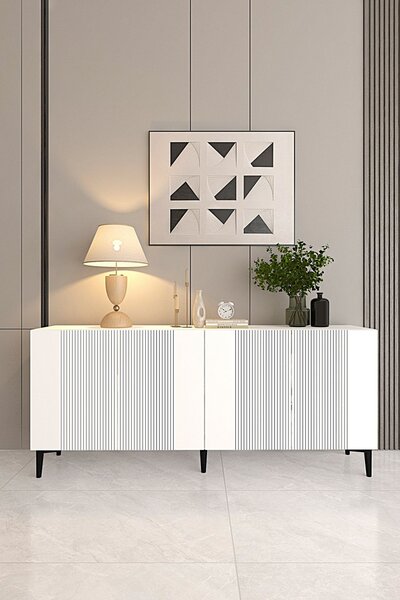 Corsa komód, fehér, 150 cm