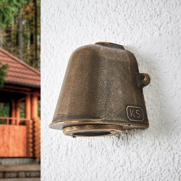K.S. Verlichting Lampă de perete pentru exterior culoare bronz Offshore, Bronz / Alamă Veche, Metal, Antichitate