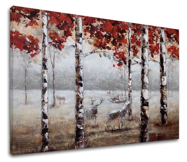 Tablou canvas WALKING THROUGH THE WOODS 1 parte - 60x40 cm