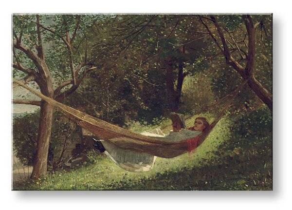 Tablou canvas Winslow Homer - Girl in a hammock - 40x60 cm