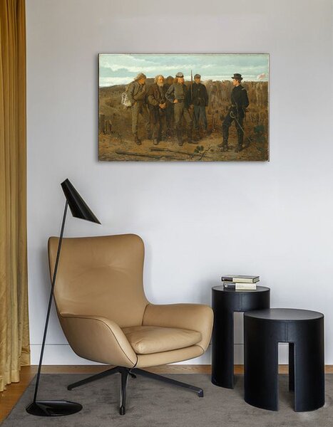 Tablou canvas Winslow Homer - Prisoners from the front - 40x60 cm