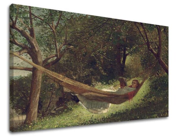 Tablou canvas Winslow Homer - Girl in a hammock - 40x60 cm