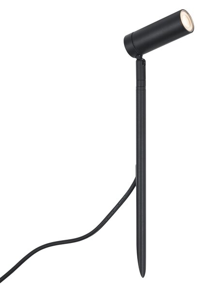 Spot cu țăruș negru 40cm incl. LED reglabil IP65 incl. cablu și ștecher - Carl
