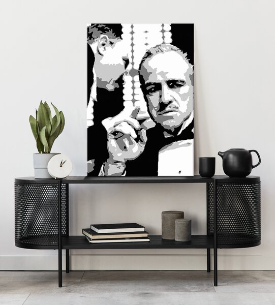 Imprimat POP Art pictura GODFATHER 1 parte gfoh - 60x80 cm