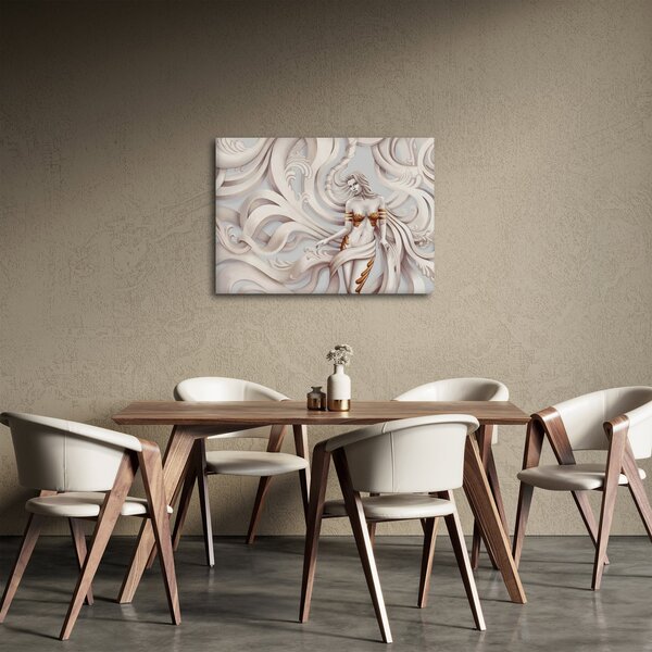 Tablou - Zeița motiv floral (70x50 cm)