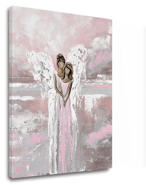 Înger picturi pe pânză Touch from Heaven - 30x40 cm