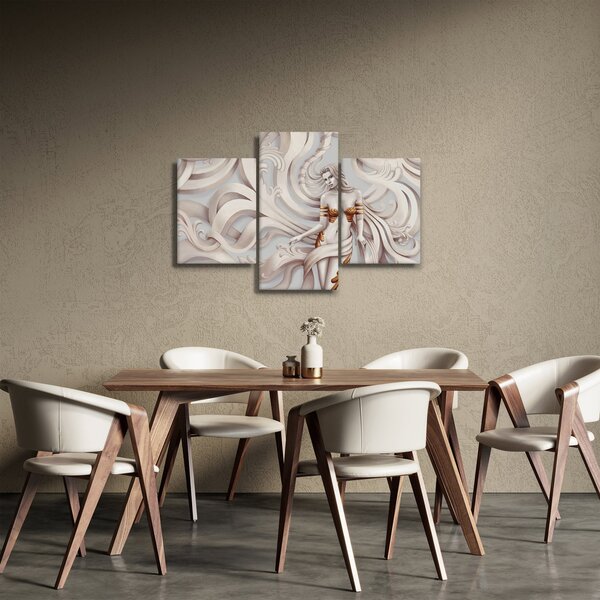 Tablou - Zeița motiv floral (90x60 cm)