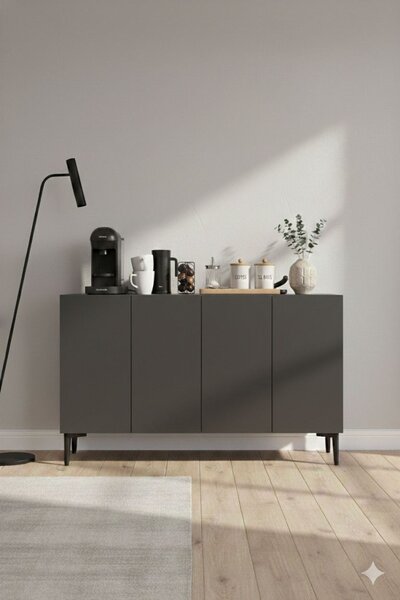 Aplos komód, antracit, 120 cm – TR555CHM1434