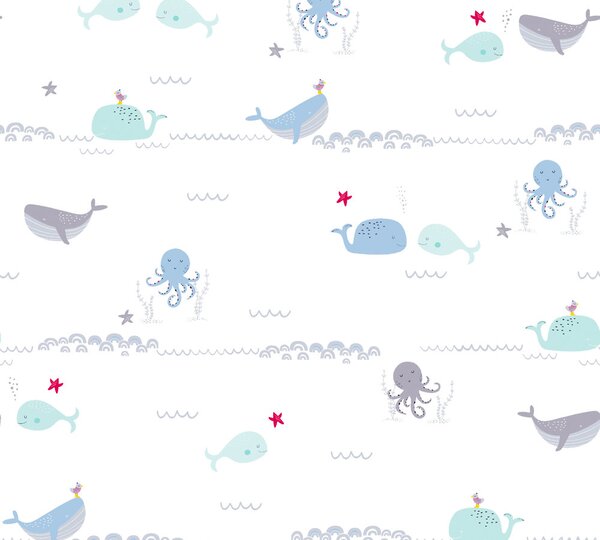 Tapet vlies pentru perete little love 38130-1