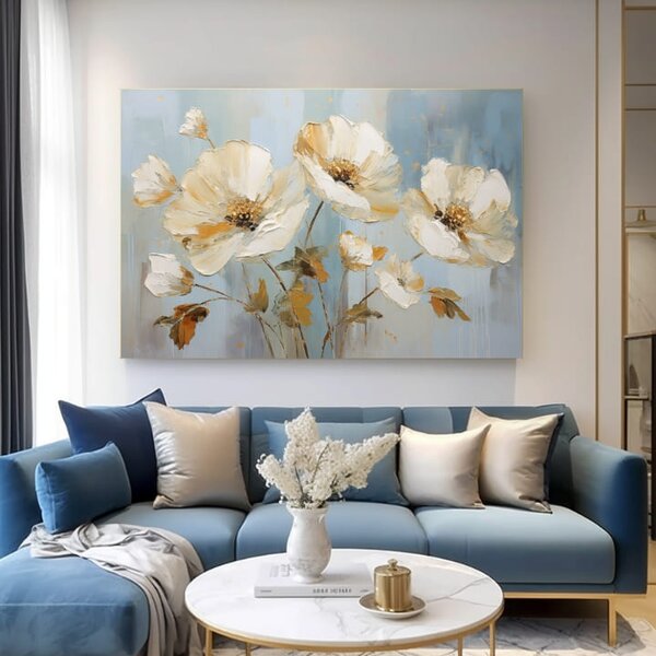 Lumea florilor pe pânză Frumusețe naturală - 40x60 cm