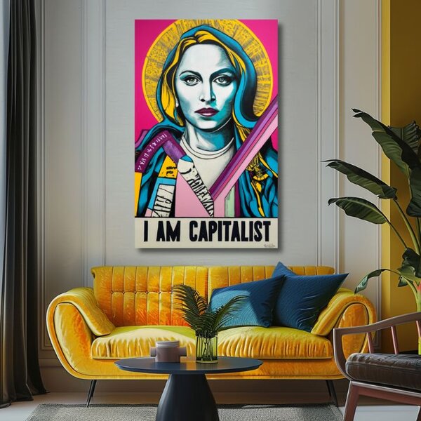Madonna pictură pe pânză - Pop Revolution - 60x90 cm