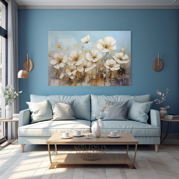 Lumea florilor pe pânză Arta naturii - 40x60 cm