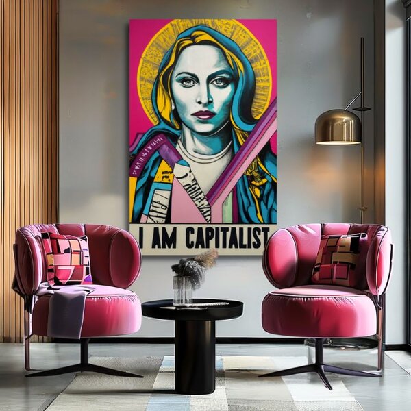 Madonna pictură pe pânză - Pop Revolution - 60x90 cm