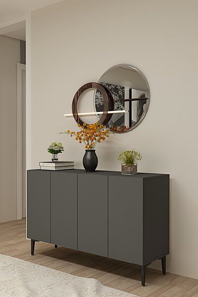 Aplos komód, antracit, 120 cm – TR555CHM1434