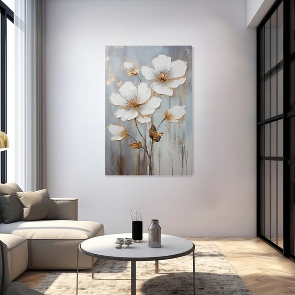 Lumea florilor pe pânză Frumusețea simplității - 40x60 cm