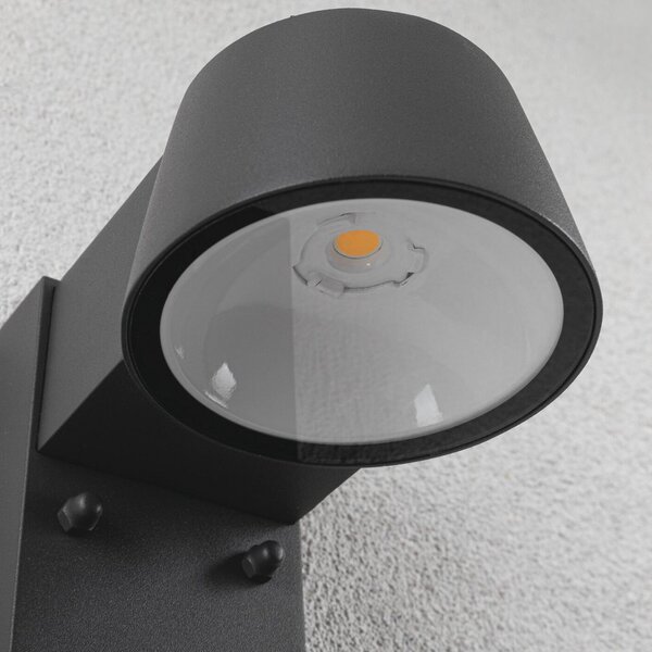 Paulmann Capea Lampă de exterior cu senzor LED, antracit, aluminiu, Negru, Metal, Modern